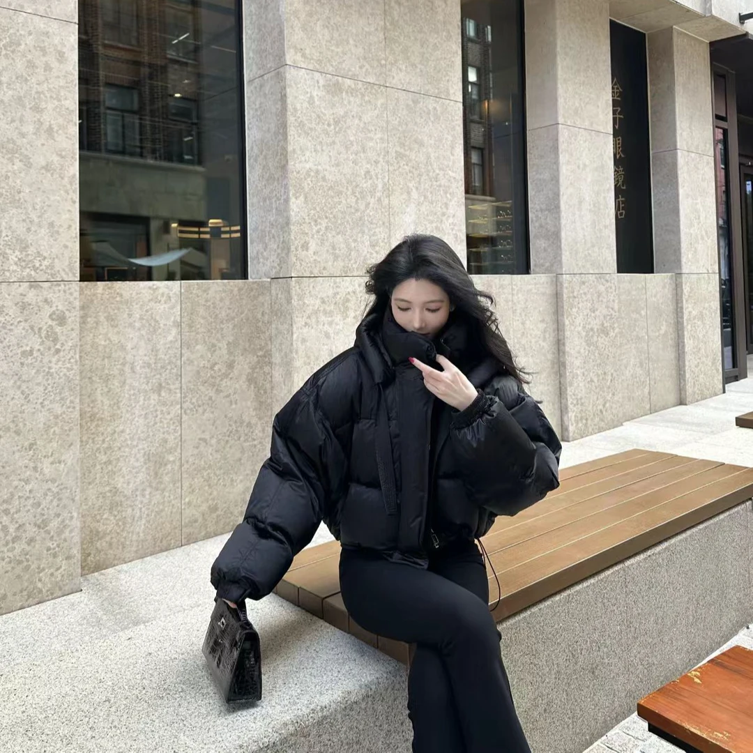 浅浅 【小仙女系列】飘带款 羽绒服 时尚短款