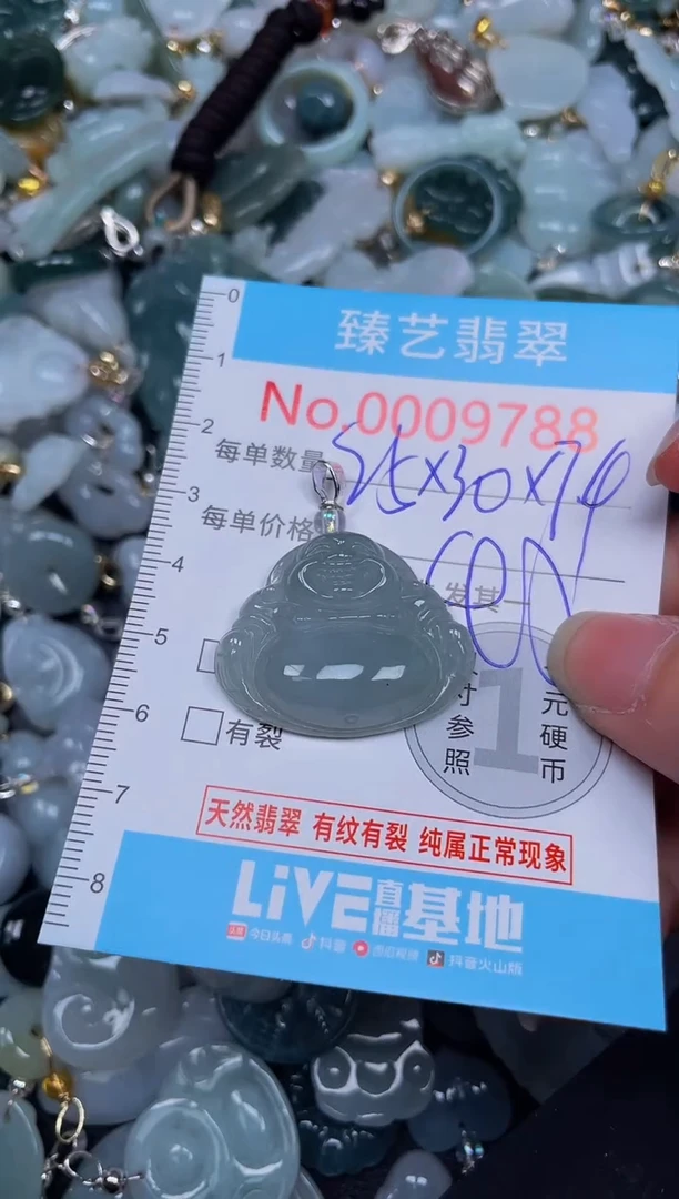 吊坠(不含链)未镶嵌翡翠9788