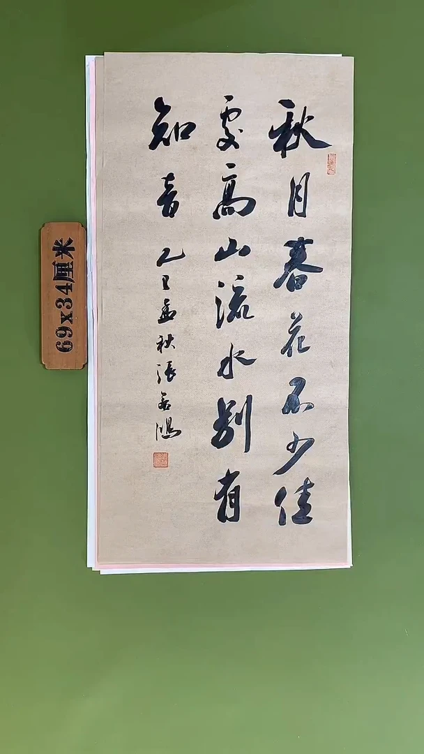 书法书法 张若鸿 尺寸69cm*34cm