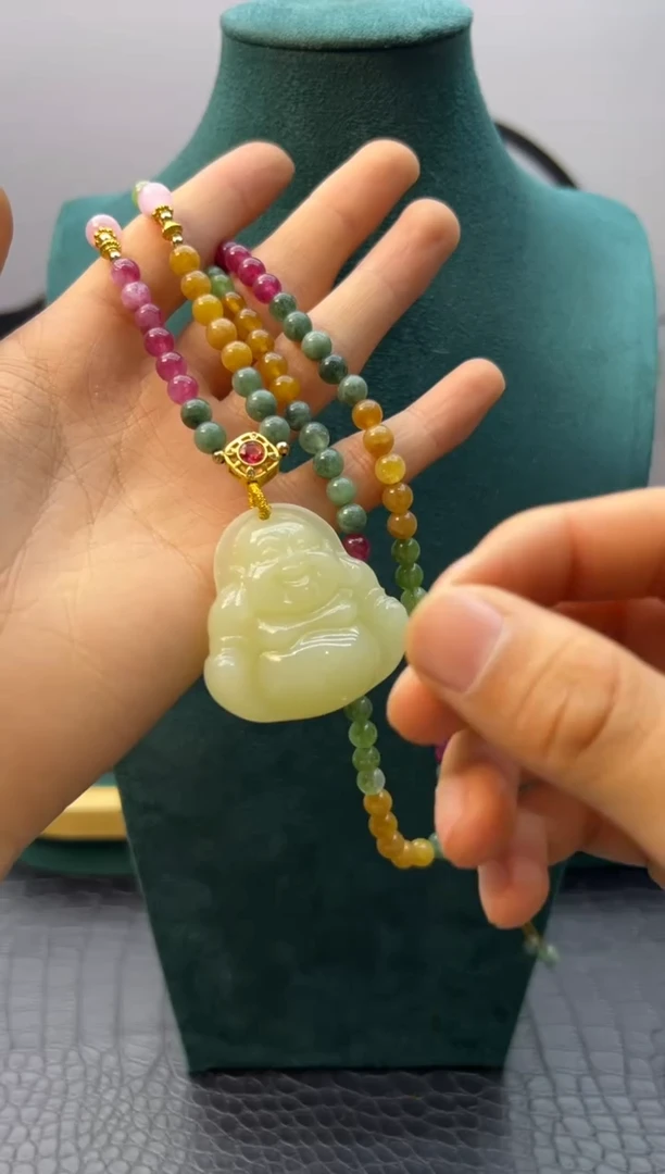 【闪购商品】碧玺颈饰14K金镶嵌X783