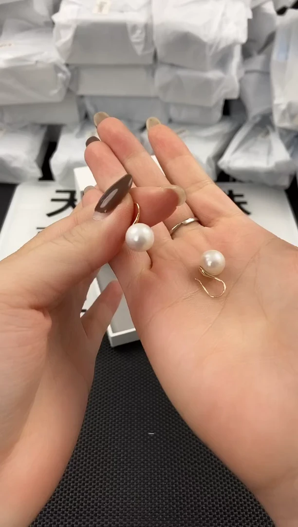 未镶嵌耳饰淡水珍珠ed1033