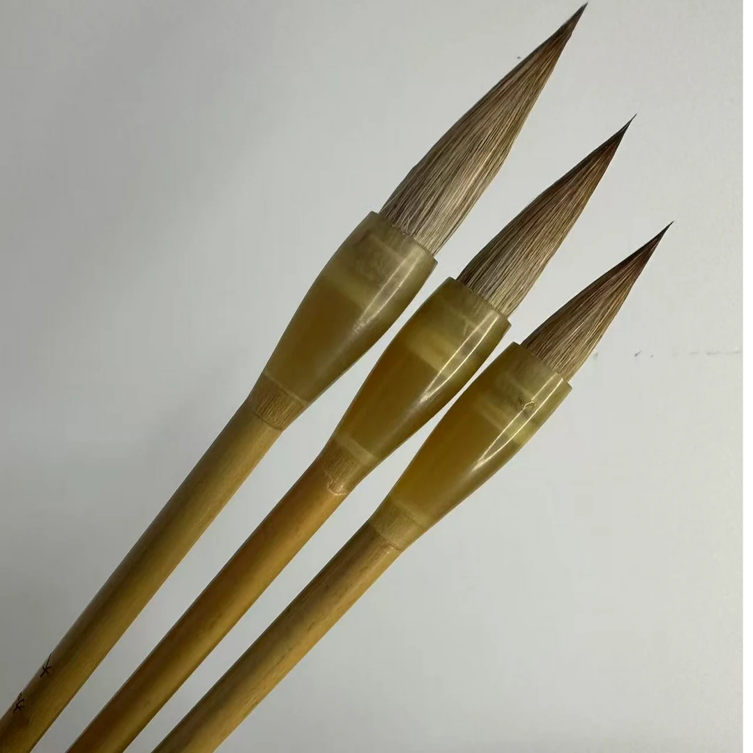 （全红狐）出峰3-3.6-4.5口经1-1.15-1.25专业作品专用毛笔