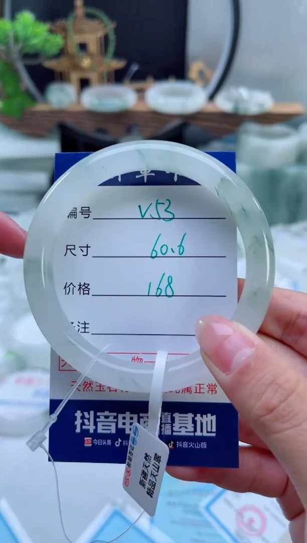 未镶嵌手镯石英质玉（天山翠）53