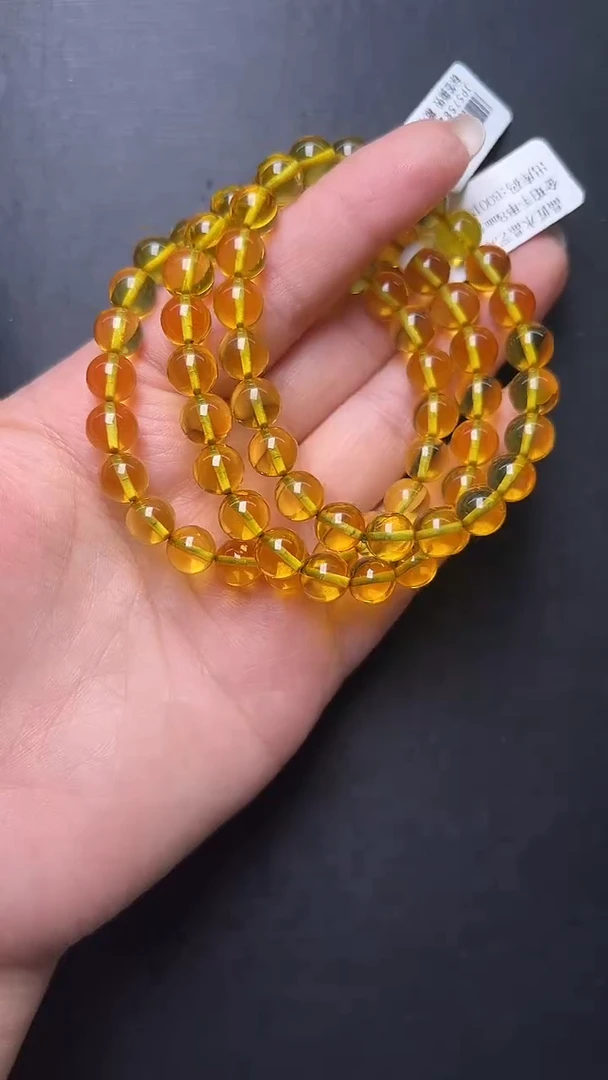 手串琥珀未镶嵌金珀手串8mm+ 多样性发一 JP57582