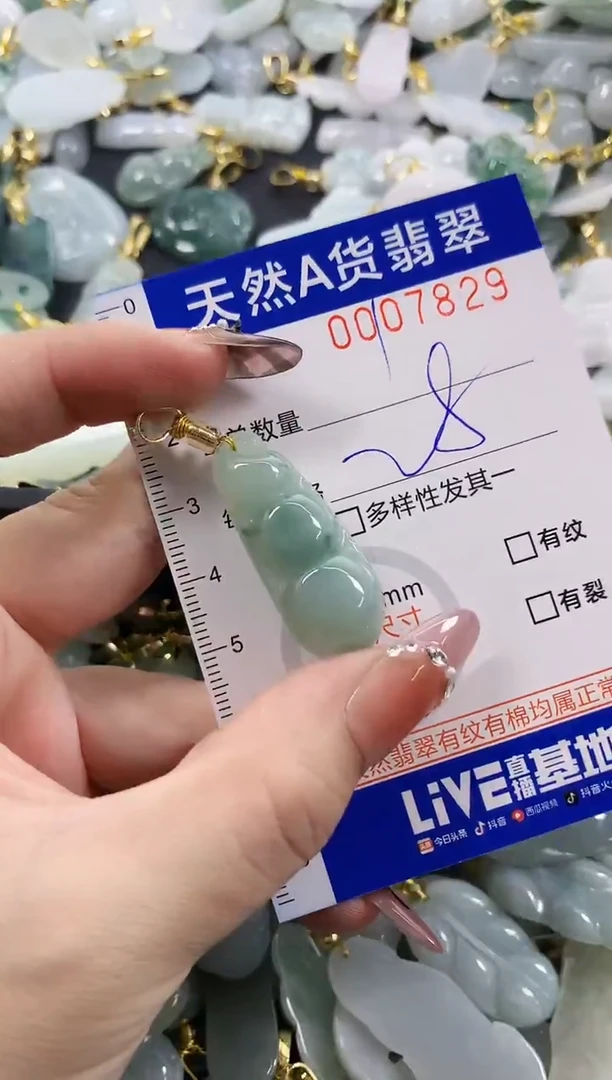 颈饰未镶嵌翡翠天然A货翡翠