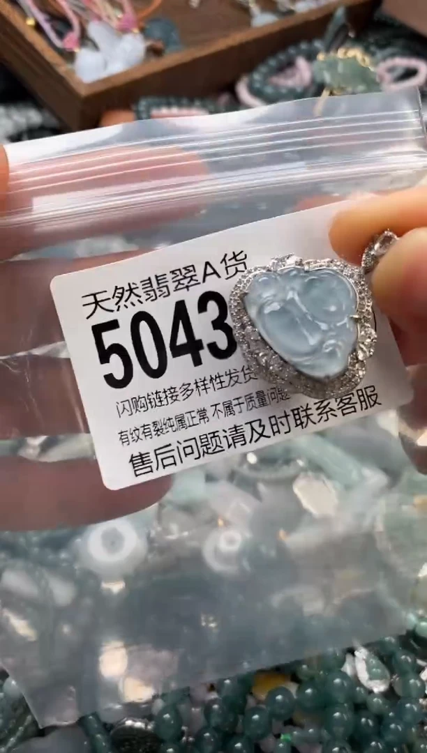 颈饰未镶嵌翡翠翡翠5043