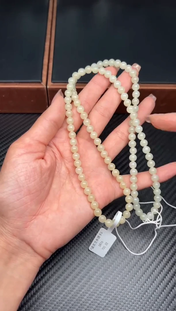 项链未镶嵌和田玉且末微色差迪克兰卡6