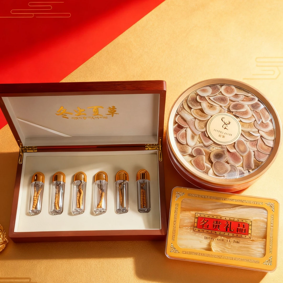 冬虫夏草精选虫草高档礼盒装过节送礼滋补佳品