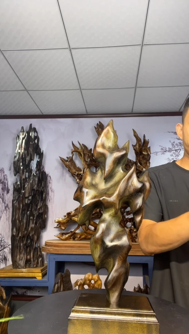 金丝楠木雕款l***止金丝楠木工艺品摆件