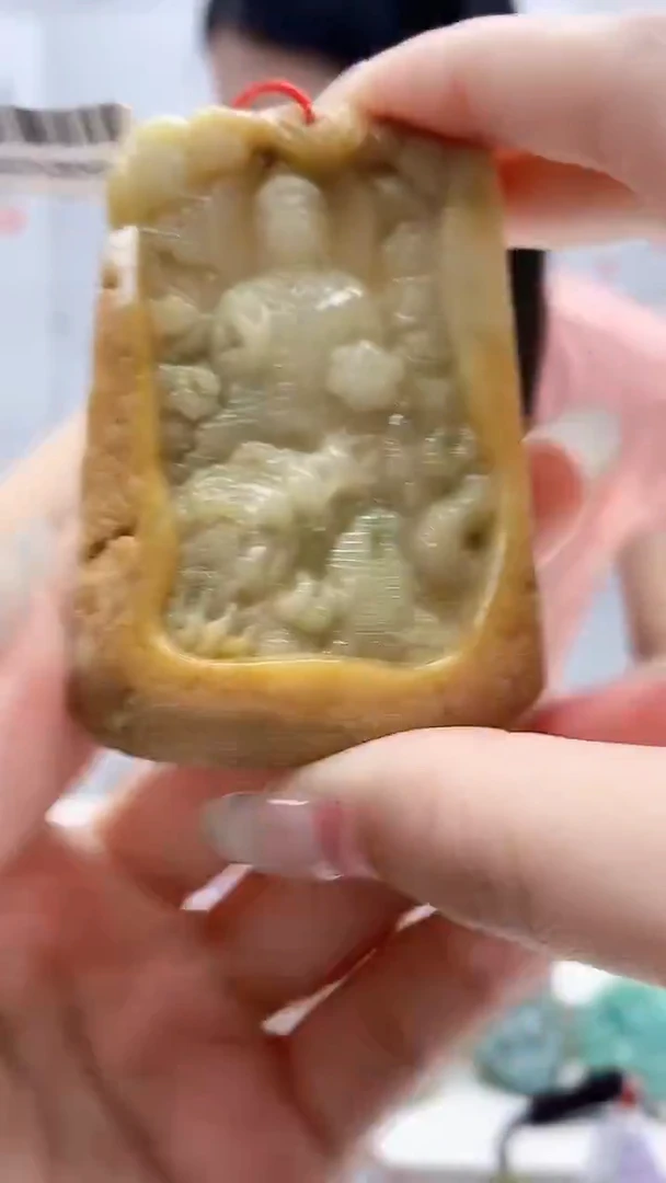 定制翡翠未镶嵌4812lr-毛货挂件154