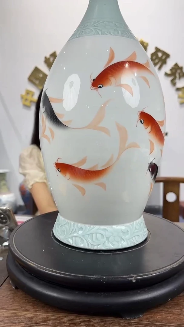 摆件景德镇陶瓷手工手绘