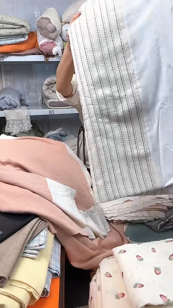 棉麻直播间展示品