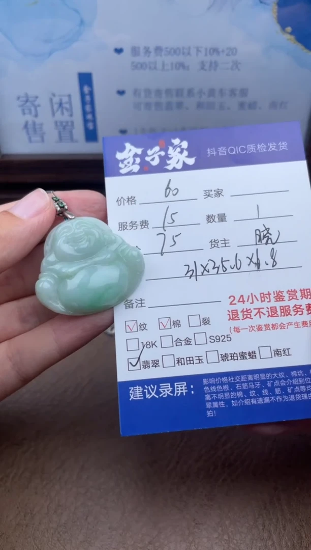 翡翠未镶嵌颈饰539361751