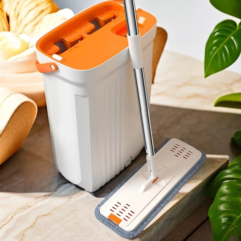 平板拖把免洗新款加厚干湿分离懒人拖家用二合一F096