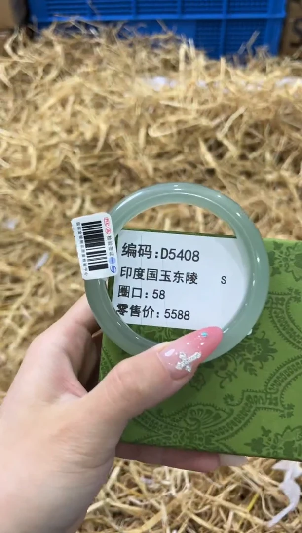 未镶嵌手镯石英质玉D5408