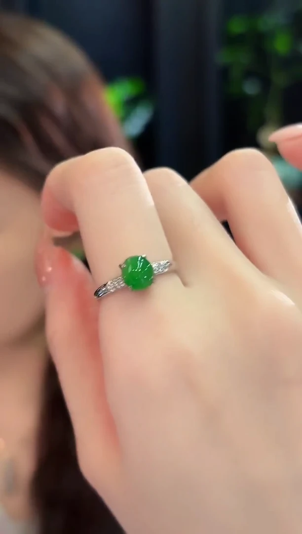 未镶嵌戒指翡翠 缅甸A货/支持复检/一件