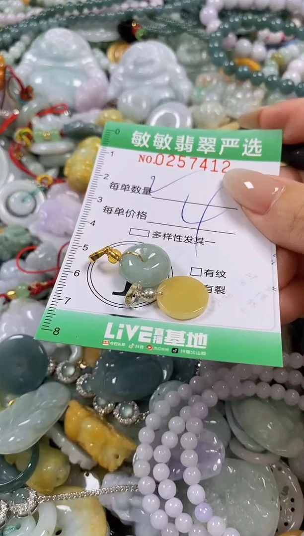 翡翠未镶嵌颈饰闪购0257412