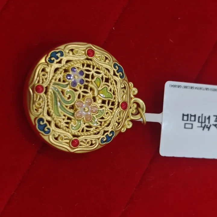 【莹莹专享】足金999 罗盘 GP 3.09  纳金添福