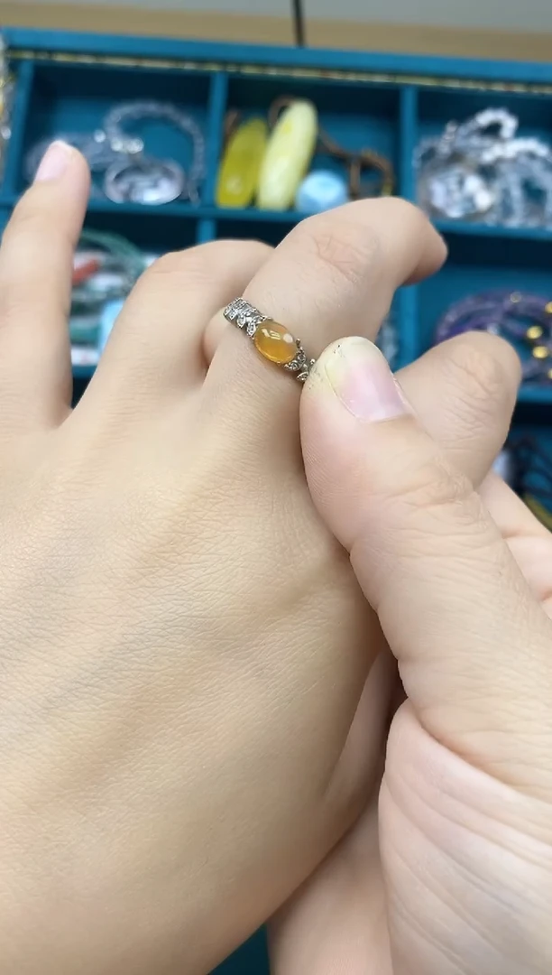 未镶嵌戒指烟晶207多样性发一