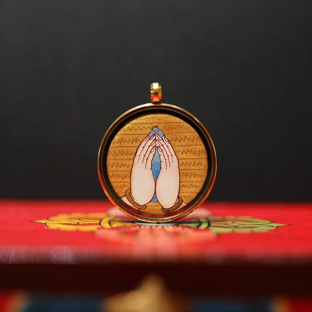 XIAN｜金唐佛手1.5-2.5mm-唐卡小吊坠48小时鉴赏期