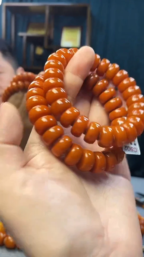 手串琥珀未镶嵌蜜蜡老型手串（多样性发其一）