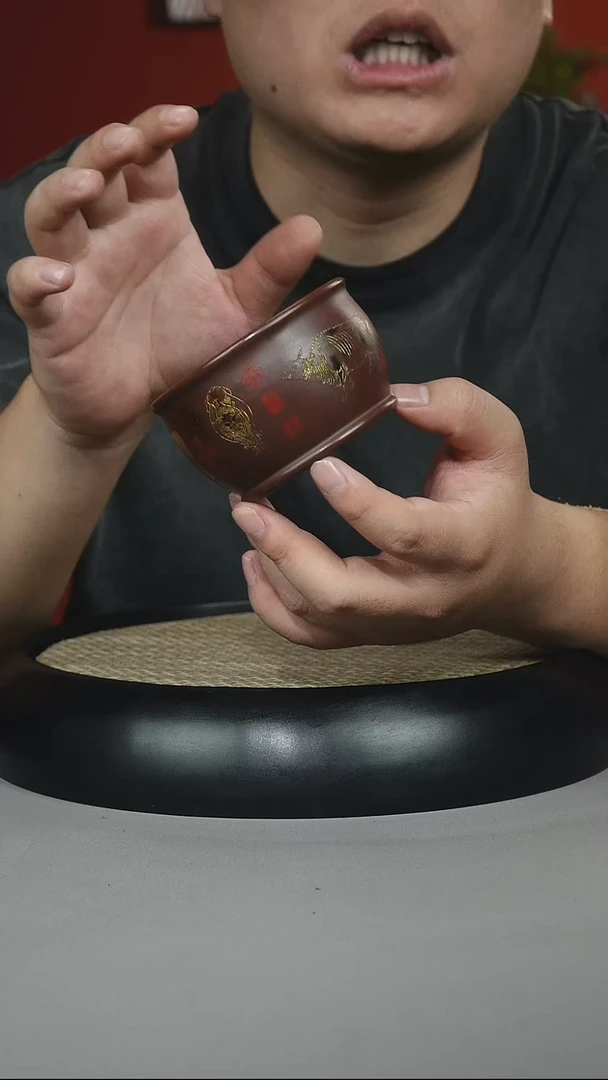 茶壶紫砂底槽清 五牛杯