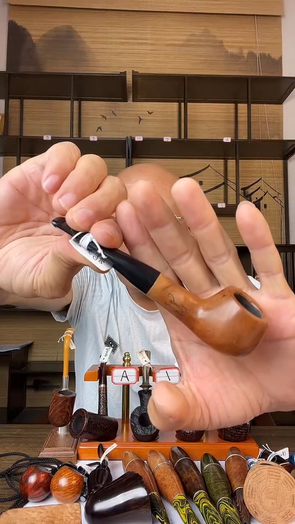 石楠木纯手工意大利石楠木烟斗