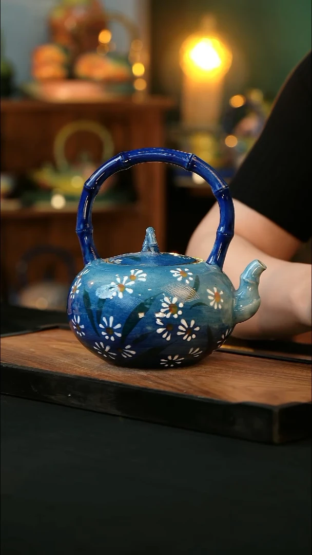 杯手绘心瓷陶瓷浮力