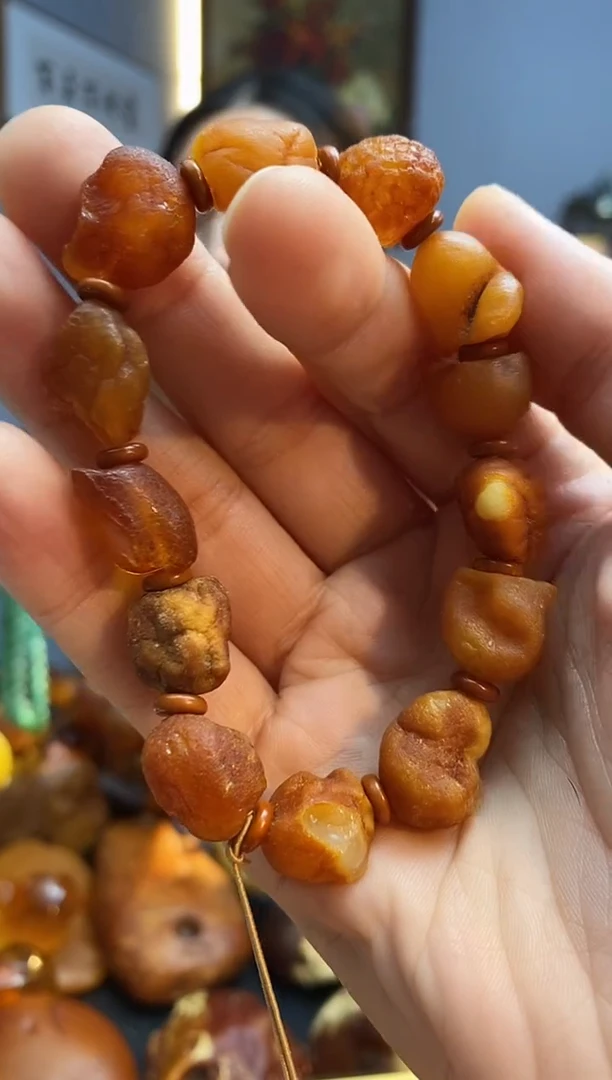 手串琥珀未镶嵌手串