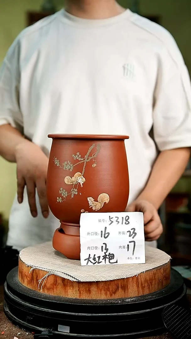 紫砂花盆花卉园艺5318+z