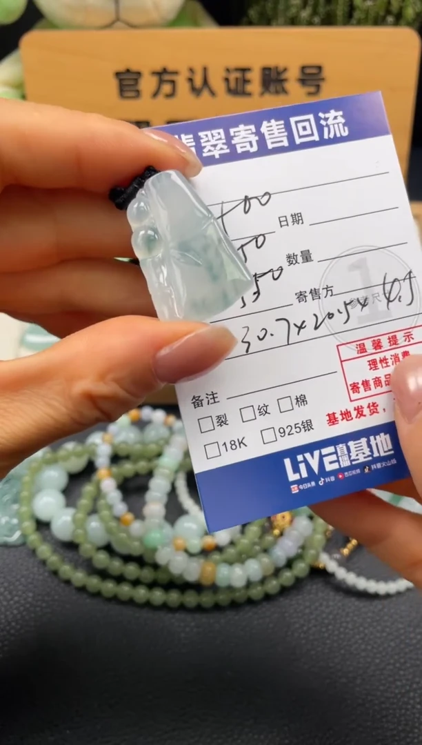 颈饰未镶嵌翡翠10150837