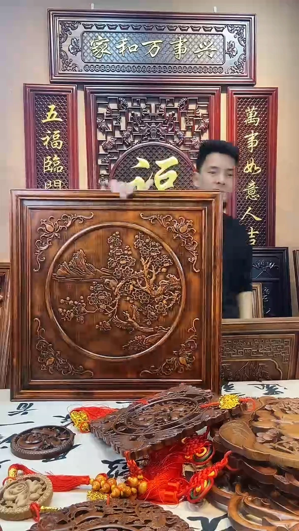 【闪购商品】香樟木木雕香樟木60*60