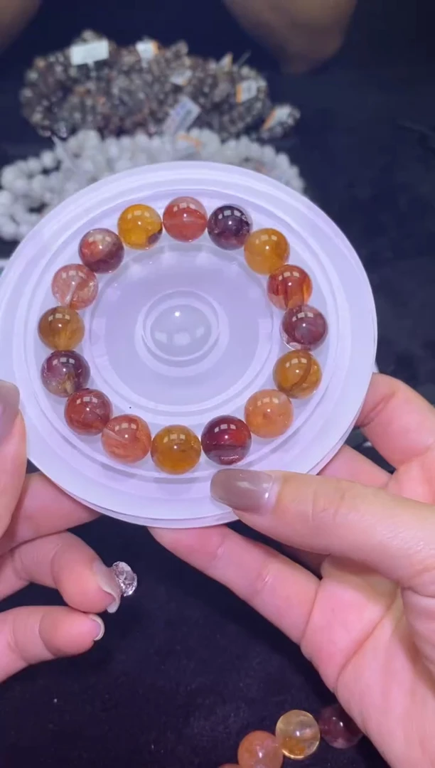 未镶嵌手链水晶胶花-A20-多样性发其一