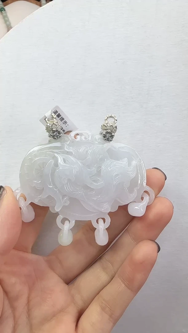 颈饰未镶嵌翡翠国风翡翠