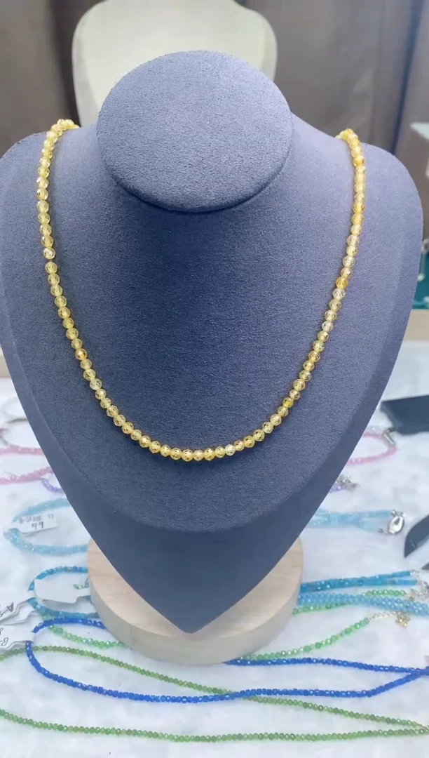 【闪购商品】钻石颈饰银S925镶嵌诗颜珠宝甄选SYZB