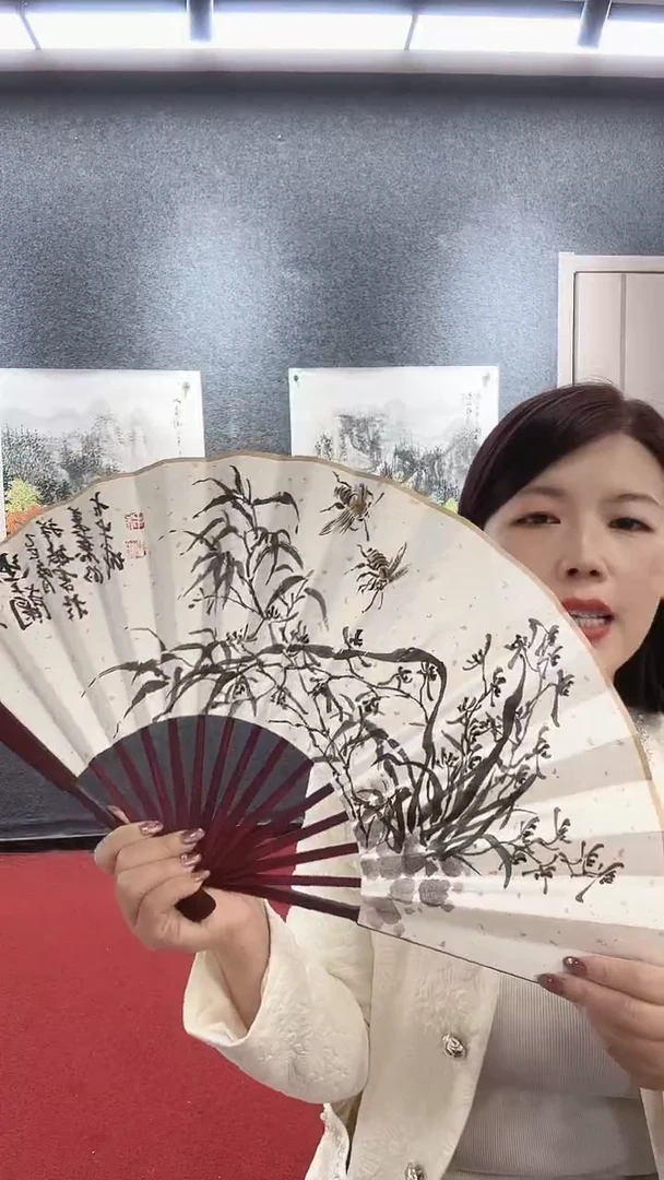 国画孟祥敏/国画/扇面