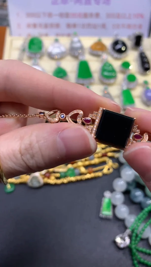 18K金镶嵌手链翡翠手链|5900+590