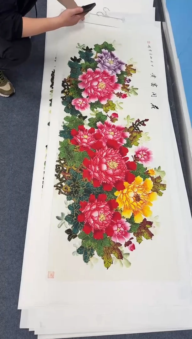 国画花开富贵同类型随机