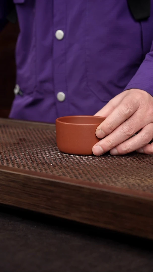 【闪购商品】紫砂茶杯底槽清矮杯