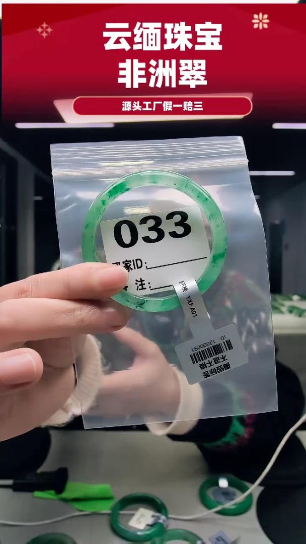 未镶嵌手镯石英质玉（非洲翠）55圈口033