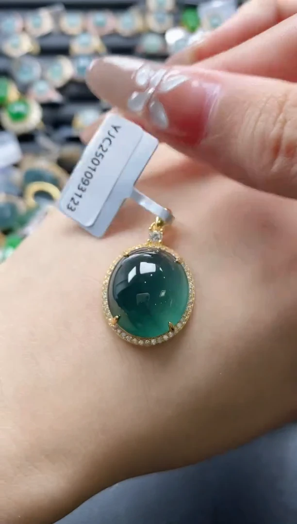 【闪购商品】翡翠戒指银S925镶嵌51511