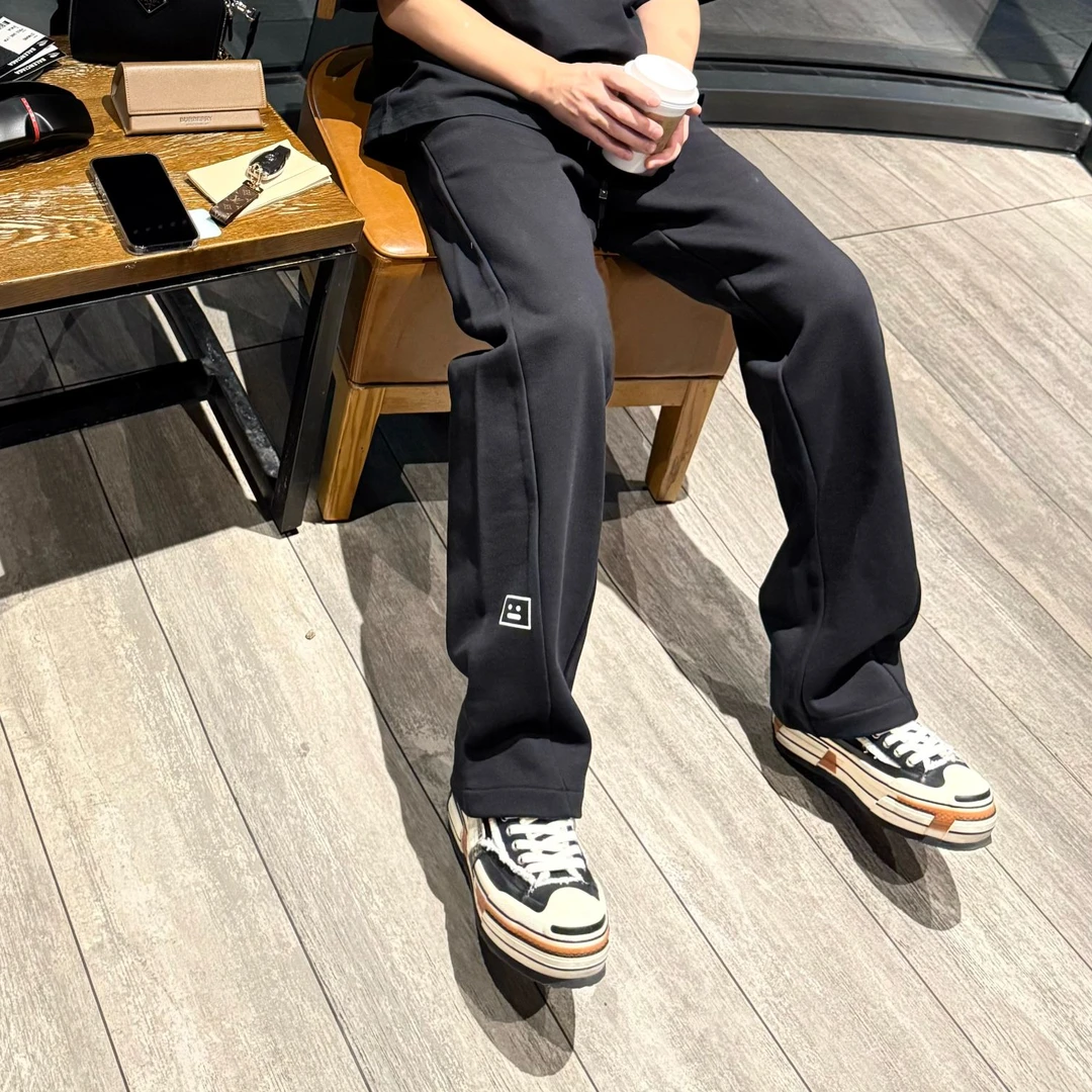 秋冬款【立体裁剪笑脸裤】男女同款D28031