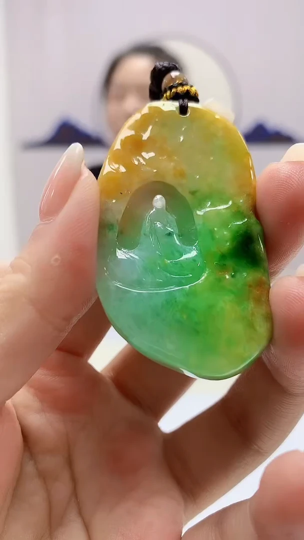 定制翡翠未镶嵌4902ms-毛货52悟道