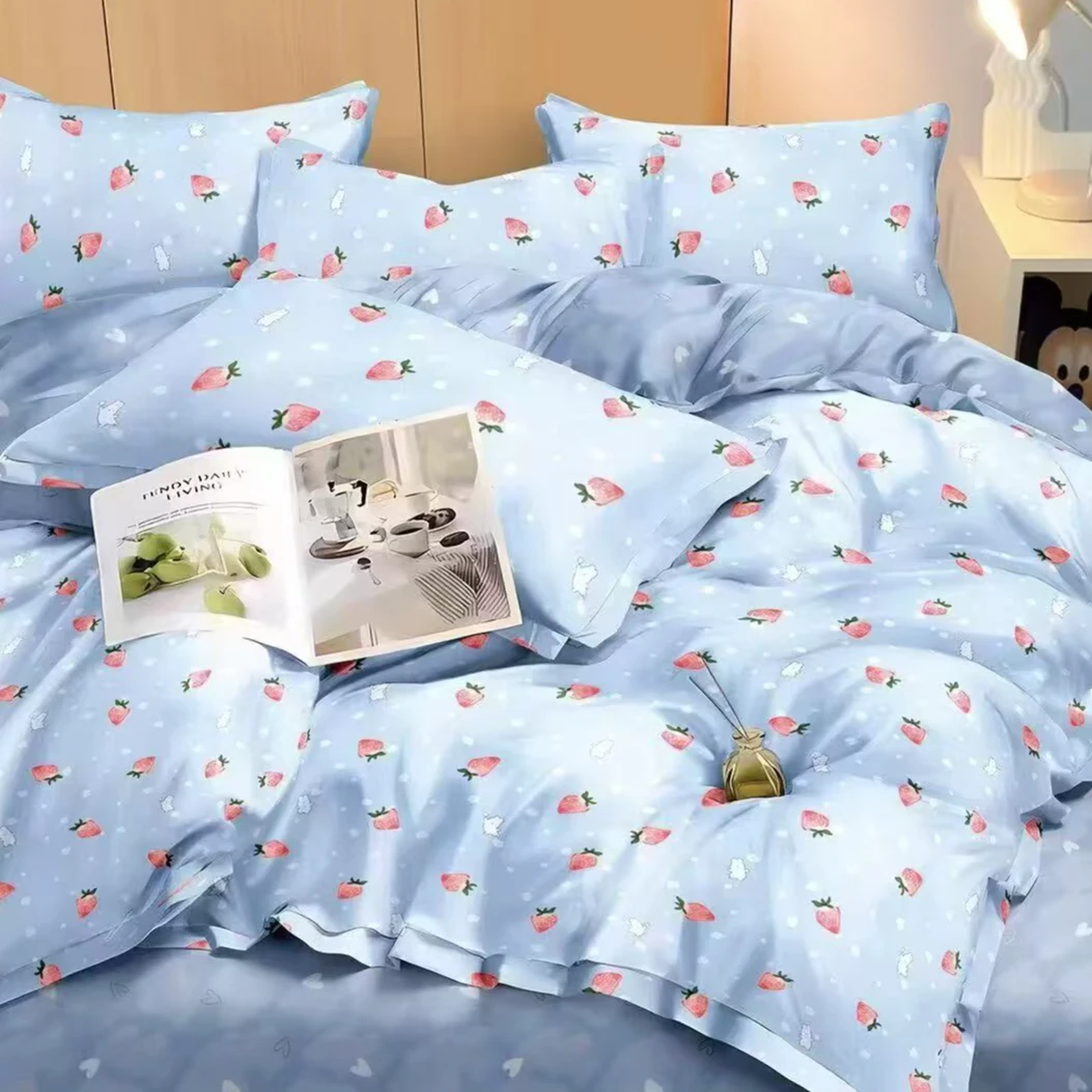 全棉 小清新亲肤印花 四件套