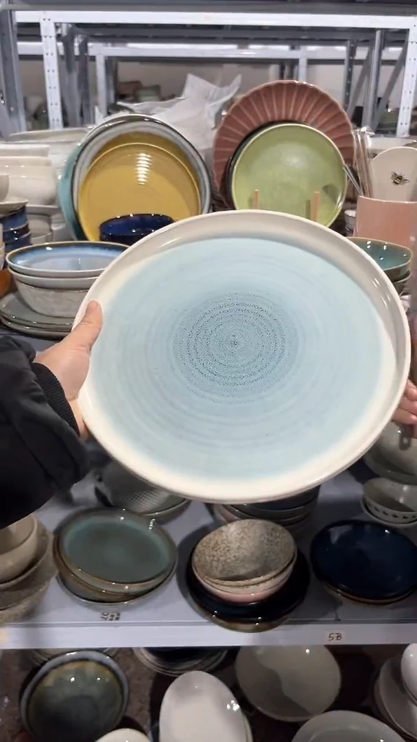 【闪购商品】瓷片外贸尾货瑕疵满20包邮X 重瑕大盘G5D