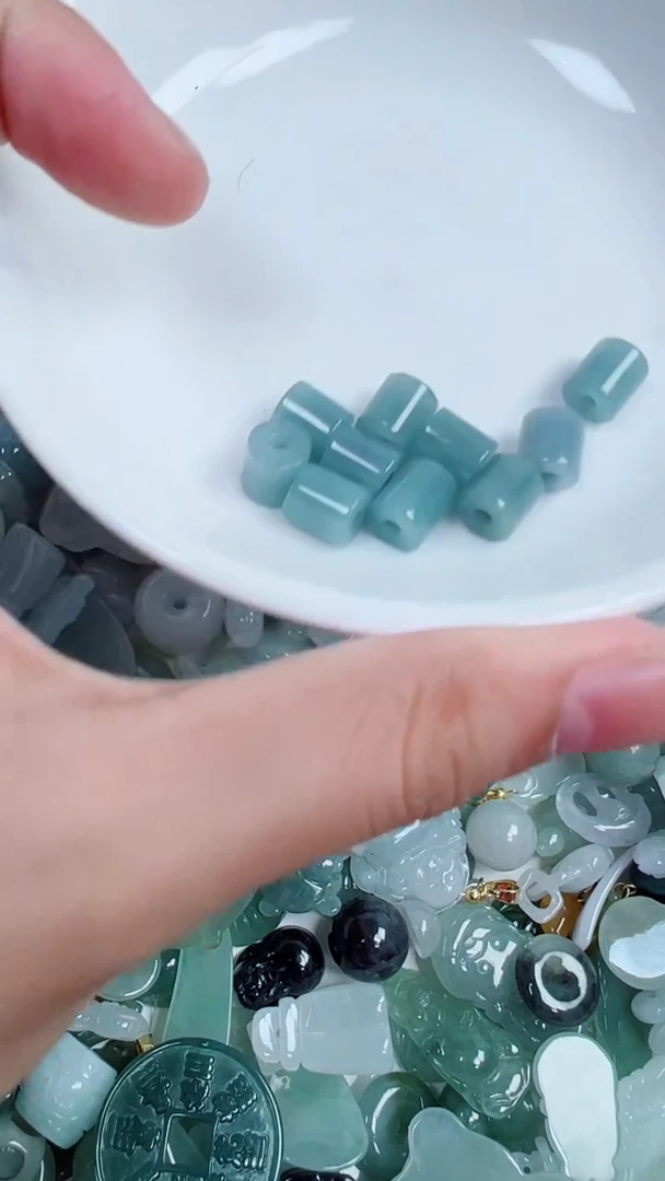 散珠翡翠714号链接，A货翡翠