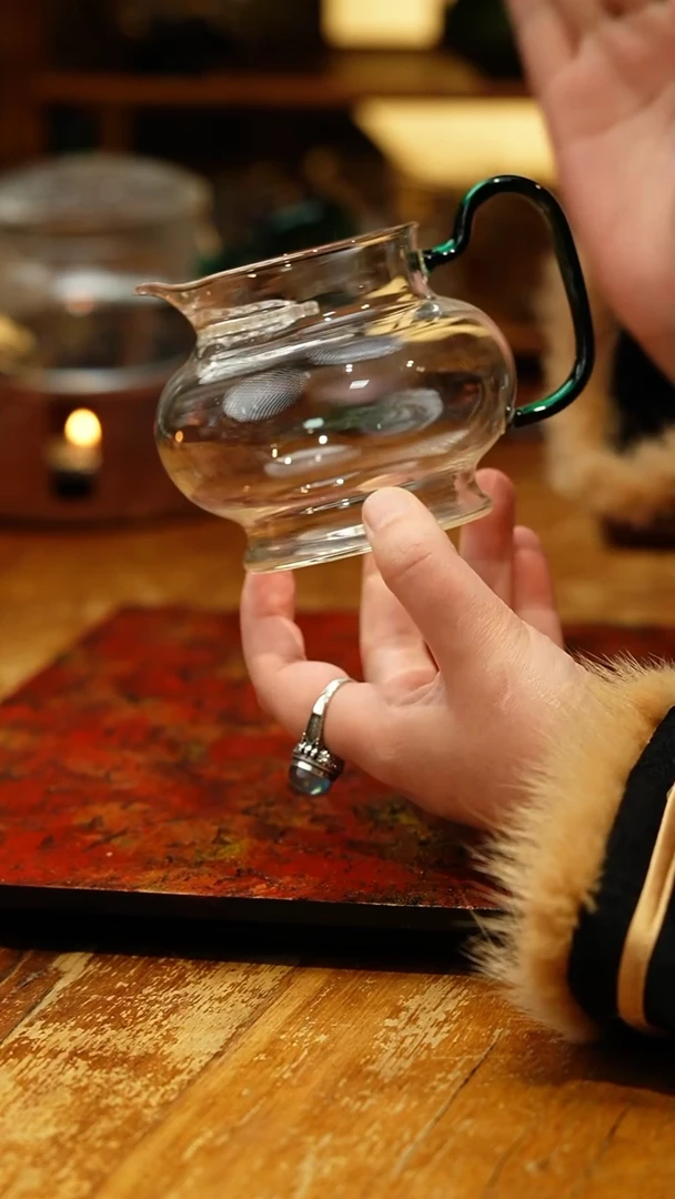 【闪购商品】禾器/熠然月牙款茶海/墨绿