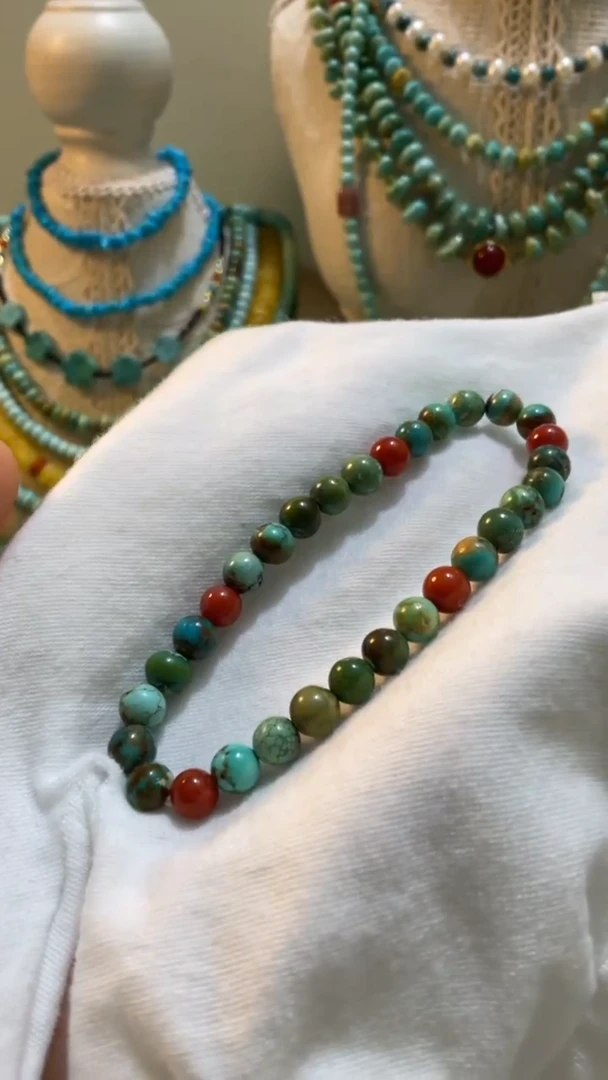 未镶嵌南红玛瑙珠宝半成品5.8mm多宝手串