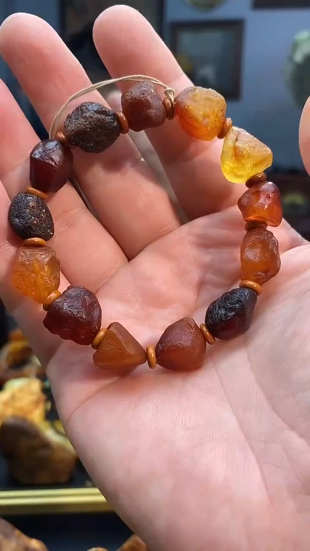 手串琥珀未镶嵌手串