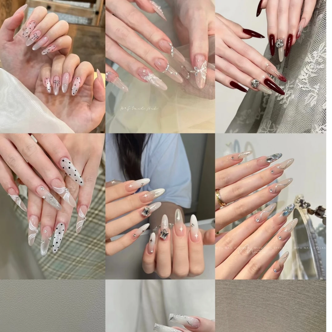 手工穿戴甲孤品过款链接（微瑕＋NO退NO换）下单备注编码